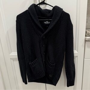 Hollister black cardigan